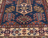 3x5 Kazak Blue Afghan Hand Knotted Traditional Wool Area Rug